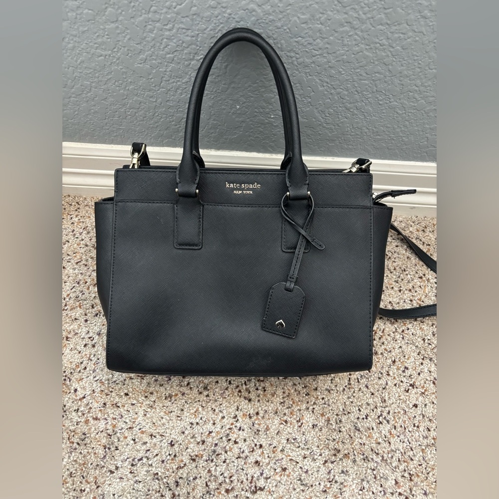 Kate Spade black satchel purse